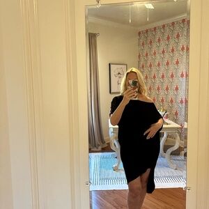 Trina Turk Elegant Black Asymmetrical Dress